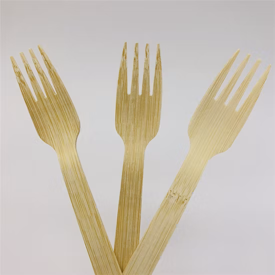 170mm Bamboo Cutlery Set Fork for Party Use