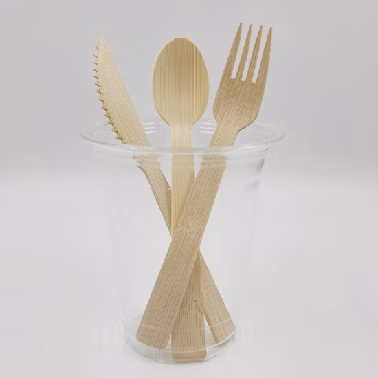 High Quality Biodegradable Disposable Cutlery 170mm Bamboo Knife